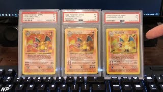 Difference in 1st Edition Shadowless amp Base Set Charizard Cards [upl. by Walworth]