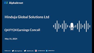 Hinduja Global Solutions Ltd Q4 FY202324 Earnings Conference Call [upl. by Yenduhc]