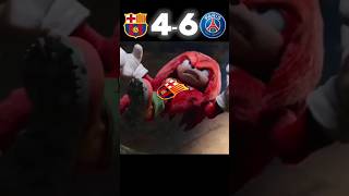 Barcelona vs Psg  Champions league quarter final 202324 ucl football shorts [upl. by Sardse]