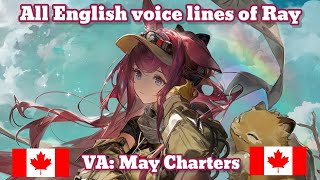 Arknights Rays EN voice lines [upl. by Mozza]