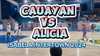 ALICIA Vs CAUAYAN Isabela Intertown 2024 [upl. by Namzed273]