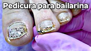 Pedicura en gel para bailarina profesional 💃 [upl. by Novyaj]