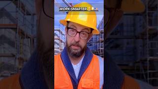 Part 91  work smarter 👷💡💯 workers smart work job construction viralvideo shorts [upl. by Yraht47]