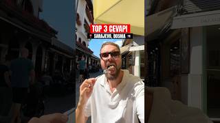 TOP 3 CEVAPI in Sarajevo Bosnia  Bosnian Food 🇧🇦 shorts [upl. by Enitsuga]