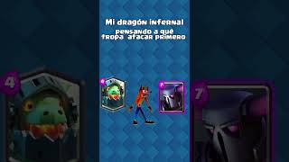 El HDP del Dragón infernal clashroyale darkston supercell clash supercell [upl. by Eahsel]