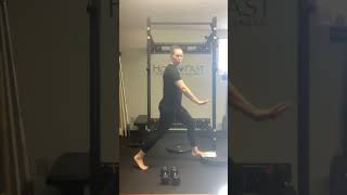 Forefoot Elevated Stationary Lunges [upl. by Tremaine]