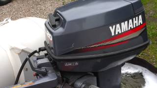 Yamaha 20 hp outboard motor 2004r 2 stroke dwusuw [upl. by Kamin]