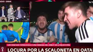 Hinchada Argentina vs Francia Qatar 2022 quotEscuchen corran la bolaquot [upl. by Jase]