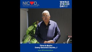 World Stroke Day 2024  Message by Prof Tahir Saghir Executive Director NICVD [upl. by Atrice]