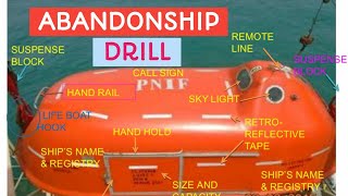 LATIHAN MENURUNKAN SEKOCI PENOLONG ABANDONSHIP DRILLSHIP CHANNEL [upl. by Lawan]