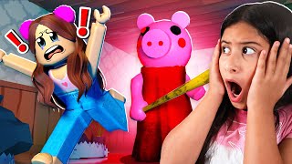 Eu corri muito da PIGGY  A Peppa Pig me pegou  Maria Clara e JP Games [upl. by Assilak271]