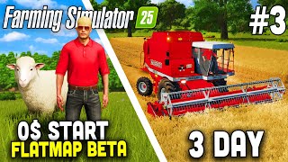 Start with 0 on FLAT MAP in FS25 🚜3 [upl. by Nojel]