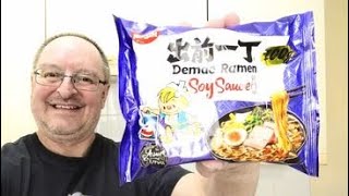 Nissin Demae Ramen Soy Sauce Flavour Noodles  Food Review [upl. by Chap]