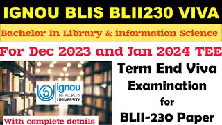 BLII 230 VIVA  BLIS 230 Alternative Report survey viva Details  BLIS report viva [upl. by Gefell]