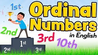 Ordinal numbers in English [upl. by Nhguavad]