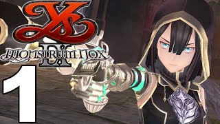 Prologue and Chapter 1 Ys IX Monstrum Nox English Platinum Walkthrough 1 [upl. by Vachell462]