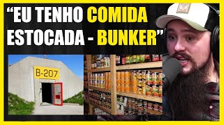 EU TENHO COMIDA ÁGUA E COMBÚSTIVEL ESTOCADA EM CASA BUNKER Vinicius Magnata – Podcasters Cortes [upl. by Yelmene]