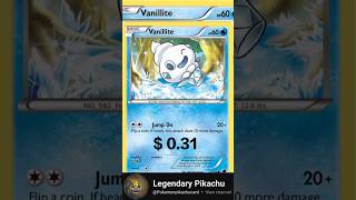 TOP RARE CARD VANILLITE POKEMON pokemon tcgshorts pokemoncards tcgpokemon pokemongo pokémon [upl. by Julian795]