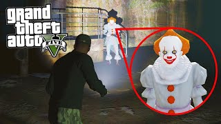 franklin killing by Pennywise  gta v  gta gtainfo gaming [upl. by Anertal]