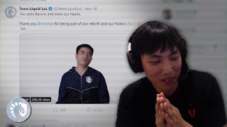 Doublelift  Thoughts on Xmithies departure from Team Liquid [upl. by Mimi]