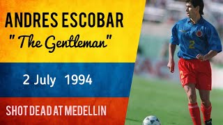 Andres Escobar  Colombian Defender  Own Goal Resulted in his Own Death  FIFA 1994 [upl. by Cassady]