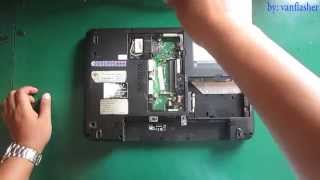 Toshiba Satellite L640 L645 L740 L745 Disassembly [upl. by Mortimer]