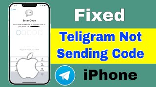 how to fix telegram not sending code iphone  telegram verification code not received in iphone [upl. by Melquist]