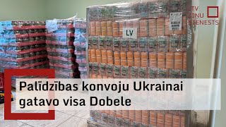 Pirmo reizi konvoju Ukrainai gatavo visa Dobele [upl. by Petta224]