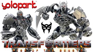 YOLOPARK Transformers Rise Of The Beasts SCOURGE Action Figure AMK Model Kit Review [upl. by Devonna]