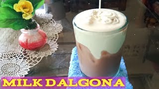 DALGONA MILK  Bearbrand Dalgona  how to make Dalgona Milk [upl. by Inaniel51]