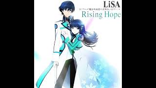 offvocalLiSA  Rising Hope リアルカラオケInstrumental アニメ「魔法科高校の劣等生」OP [upl. by Kimmy26]