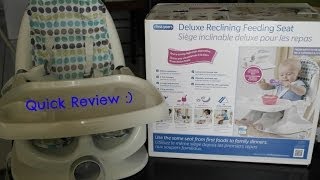 REVIEW The First Years deluxe reclining feeding seatBooster chair [upl. by Cartwright]