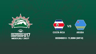 Costa Rica vs Aruba  Full Game  FIBA Centrobasket U17 Championship 2021 [upl. by Aydin309]