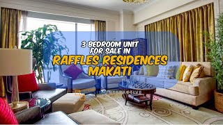 Fully Furnished Traditional Design at Raffles Residences Property Tour [upl. by Naida591]