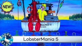 New⭐️Lucky Larrys LobsterMania 5 Link Slot Machine Bonus [upl. by Etterual]