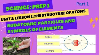 Science prep1unit1lesson1The structure of atomsubatomic particles 1st term 20242025 [upl. by Ahsienek34]