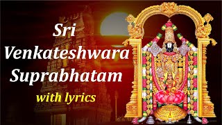 Sri Venkateshwara Suprabatham Song With English Lyrics  Sainma Guru [upl. by Parent]