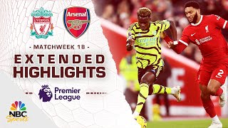 Arsenal v Liverpool  PREMIER LEAGUE HIGHLIGHTS  12232023  NBC Sports [upl. by December]