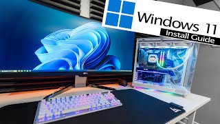 How to Install Windows 11 on a New PC  Complete StepbyStep Guide [upl. by Quincy348]