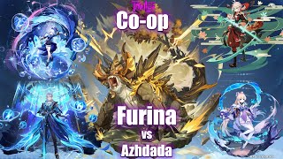 Random coop Furina Neuvillette Kazuha amp Kokomi vs Azhdada [upl. by Dinnie95]