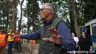 Gov Inslee visits Myers Way [upl. by Esilec]