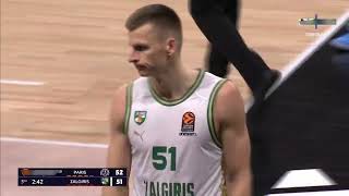 202425 Euroleague R9 Paris  Žalgiris Full Highlights [upl. by Enilorac]