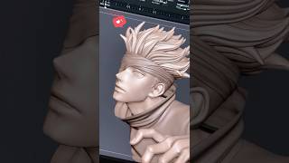 shorts Gojo 🔥 3D model Jujutsu Kaisen [upl. by Lachus]