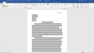 How to Change Font to Times New Roman 12 point in Word 2016 [upl. by Alusru128]