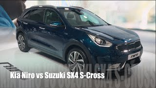 Kia Niro 2016 vs Suzuki SX4 SCross 2016 [upl. by Aelanna]