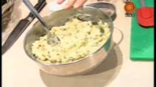 pastel de legumbres y vegetales con arroz pt2 201108113gp [upl. by Bellaude]