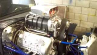 46 DOHC w 671 blower in a Factory Five 33 hot rod [upl. by Agatha552]