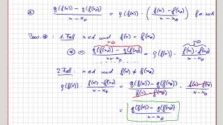 Analysis Differenzierbarkeit  Beweis der Kettenregel  0916 [upl. by Anawat]