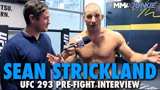 Sean Strickland Trashes Spineless Israel Adesanya Ahead of Title Fight  UFC 293 [upl. by Rehotsirk]