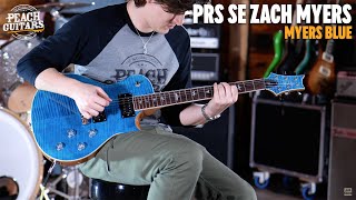 No TalkingJust Tones  PRS SE Zach Myers  Myers Blue [upl. by Ailb]